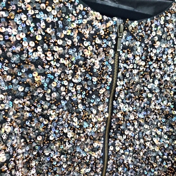 Forever New Sequin Cropped Jacket - Picture 3 of 6